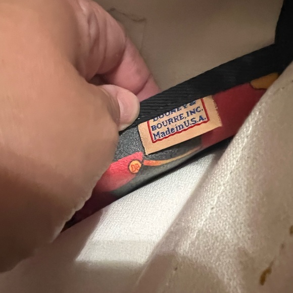 Dooney & Bourke Scottie Dog Large Tassel Zip Bag - Picture 4 of 8